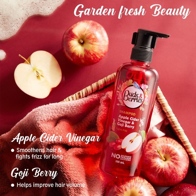 Buds & Berries Apple Cider Vinegar & Gojiberry Shampoo | Grocsy