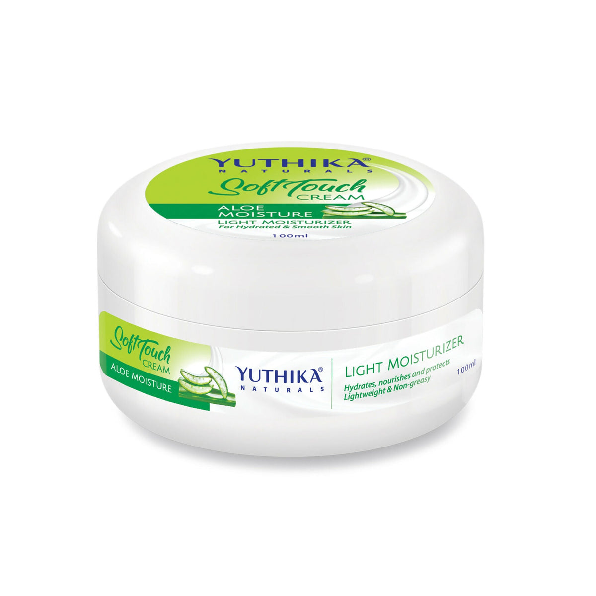 Yuthika Naturals Aloe Moisture Light Moisturizer Cream | Grocsy