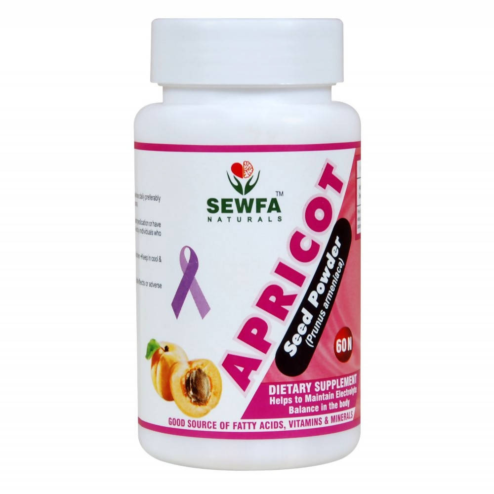 Sewfa Naturals Apricot Seed Powder Capsules | Grocsy