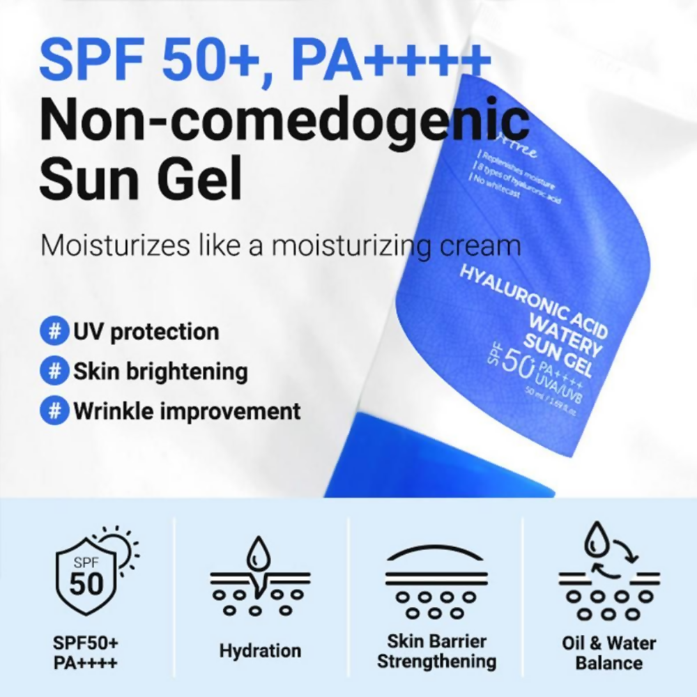 Isntree Hyaluronic Acid Watery Sun Gel SPF 50+ | Grocsy