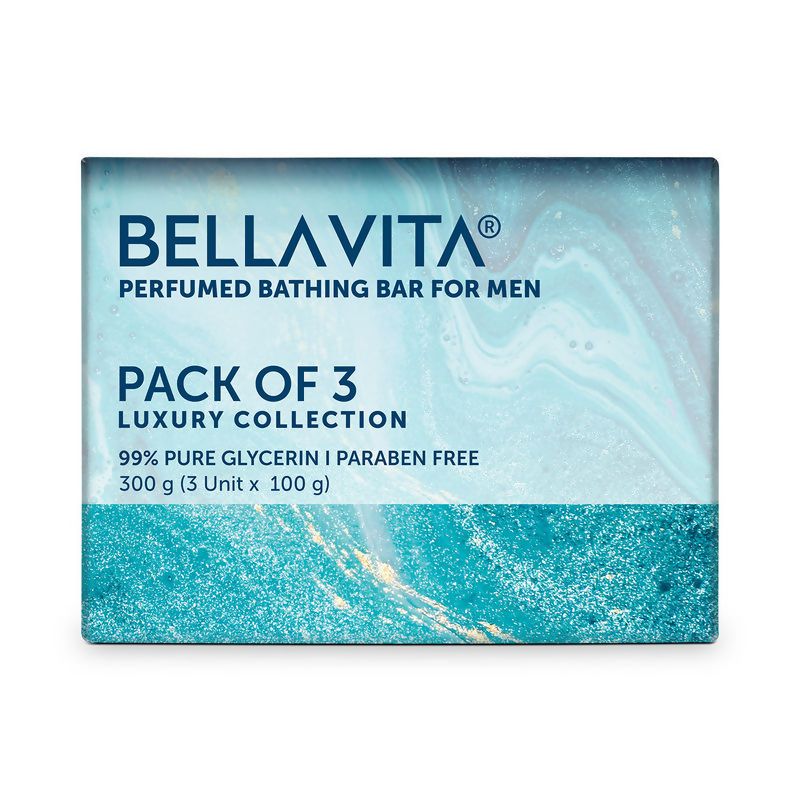 Bella Vita Organic Perfume Bathing Soap Bar For Men | Grocsy