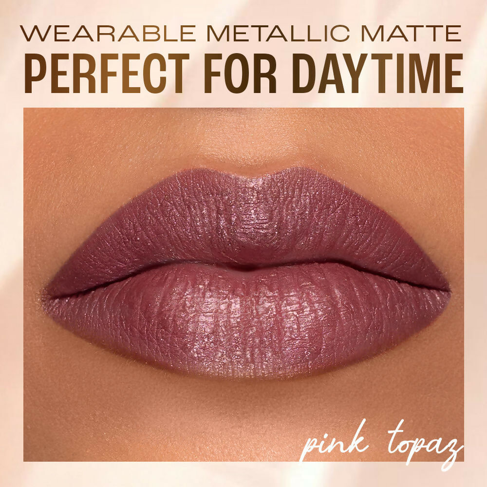 Lakme Be-jewel Shimmer Lip Liquid - Pink Topaz | Grocsy