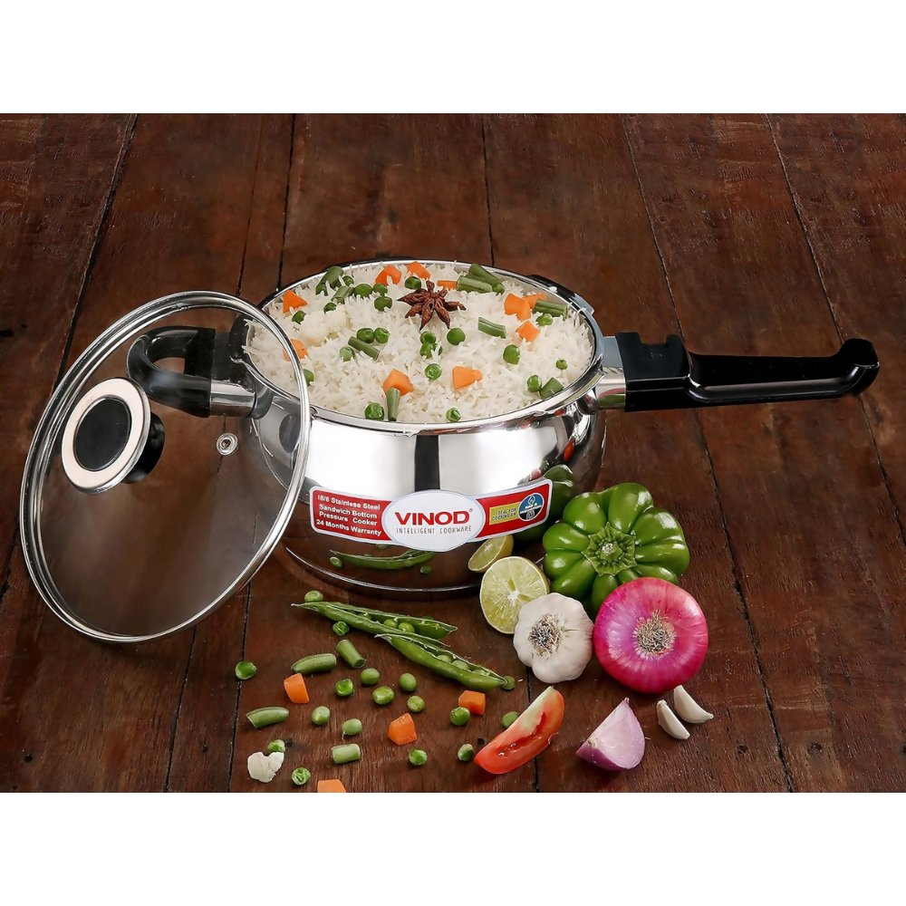 Vinod Stainless Steel Splendid Plus Handi Cooker | Grocsy