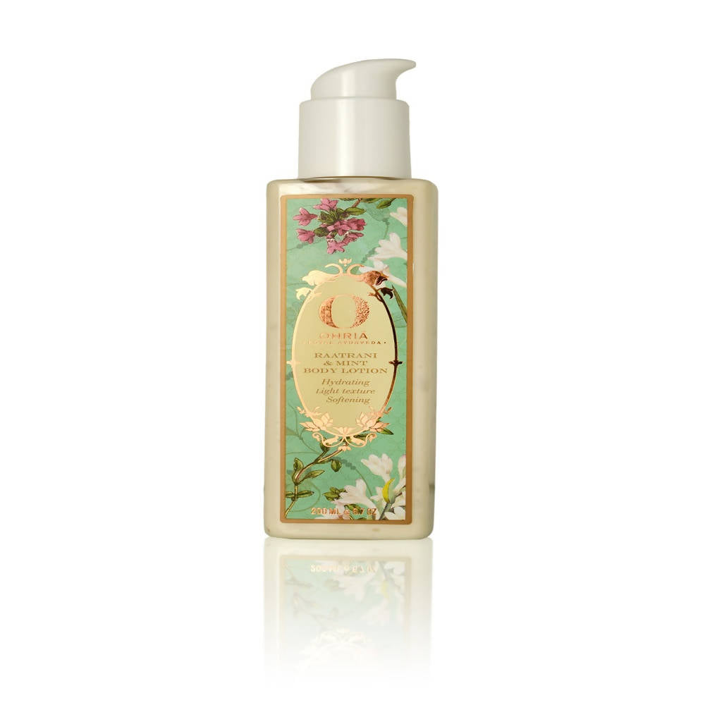 Ohria Ayurveda Raatrani & Mint Body Lotion | Grocsy