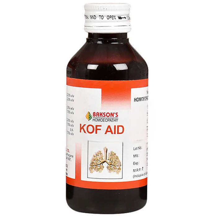 Bakson's Homeopathy Kof Aid Syrup | Grocsy