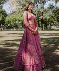 Lehenga Mart Pink Faux Georgette Designer Bollywood Style Wedding Wear Lehenga Choli | Grocsy