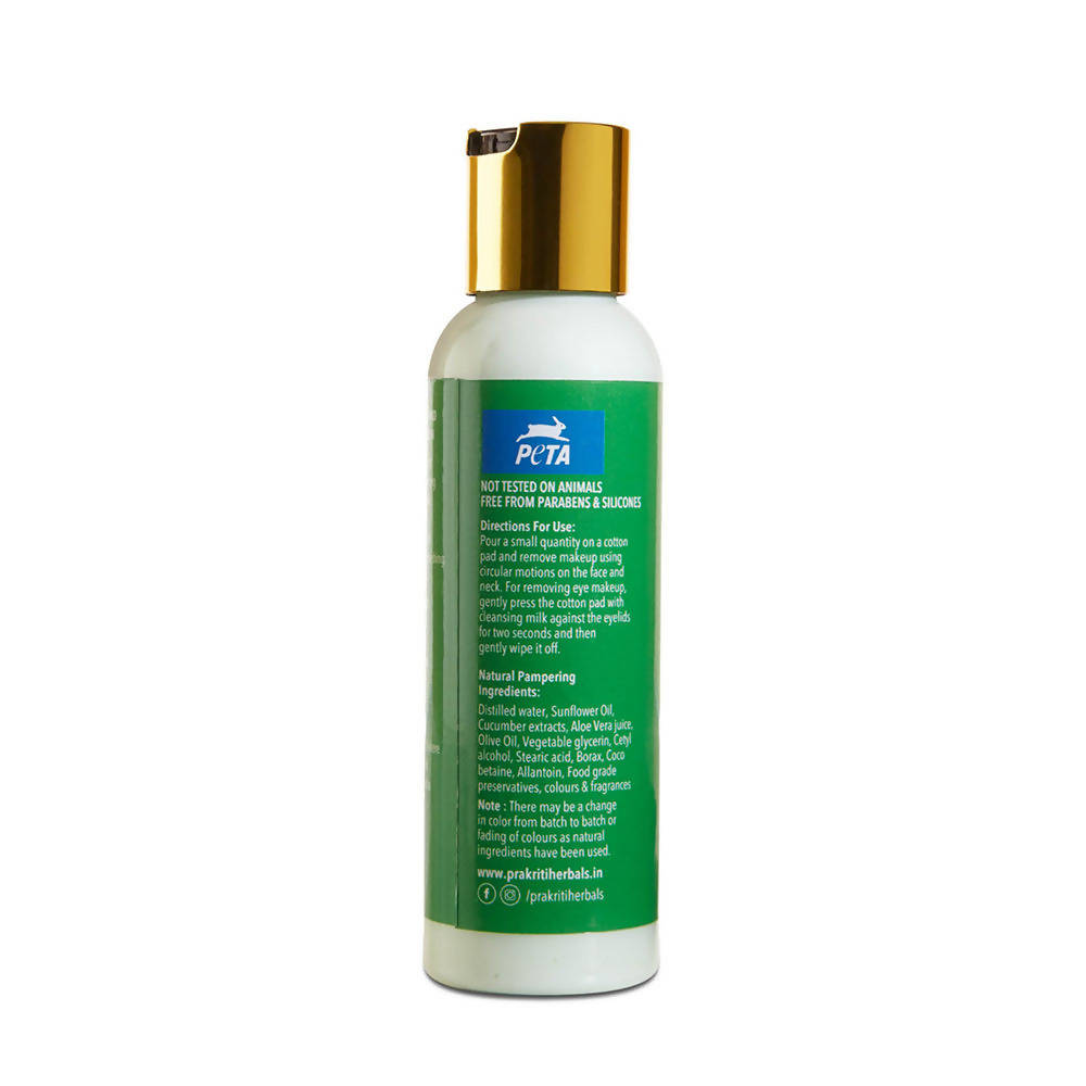 Prakriti Herbals Cleansing Cucumber Aloe Vera Milk | Grocsy