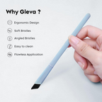Gleva Multi-Function Eyebrow Brush - Blue | Grocsy