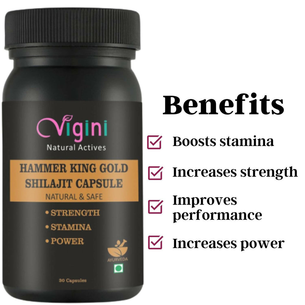 Vigini Natural Hammer King Gold Sj Capsule for Men | Grocsy