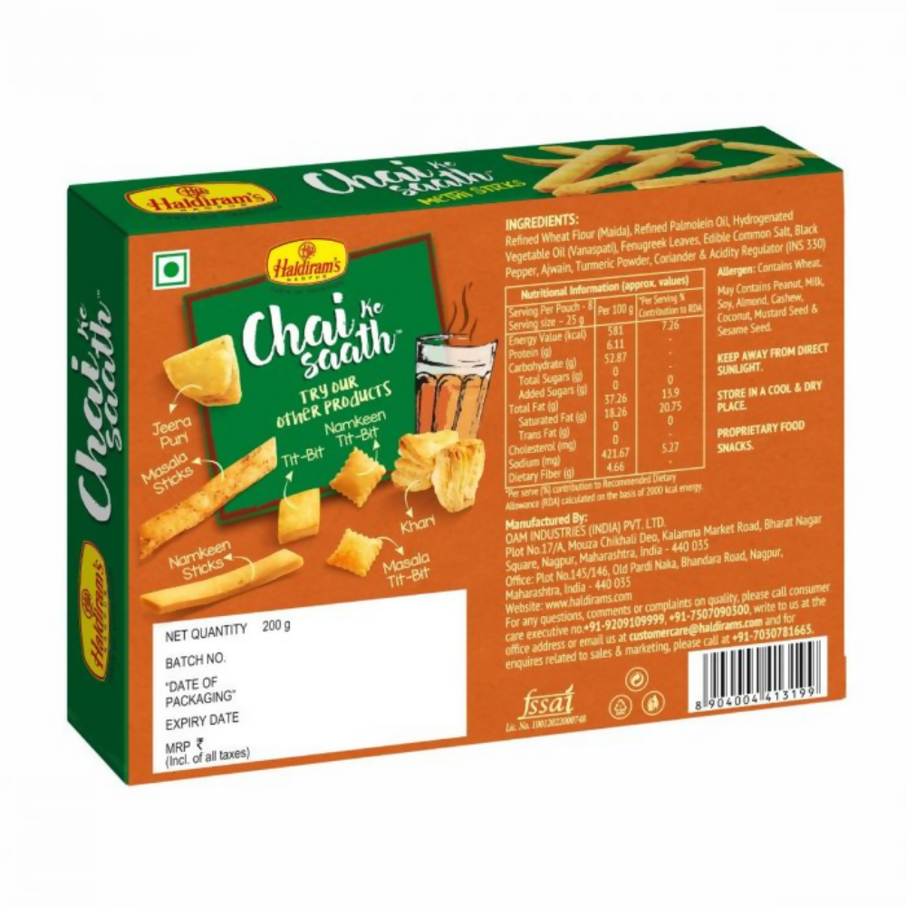 Haldiram's Methi Sticks | Grocsy