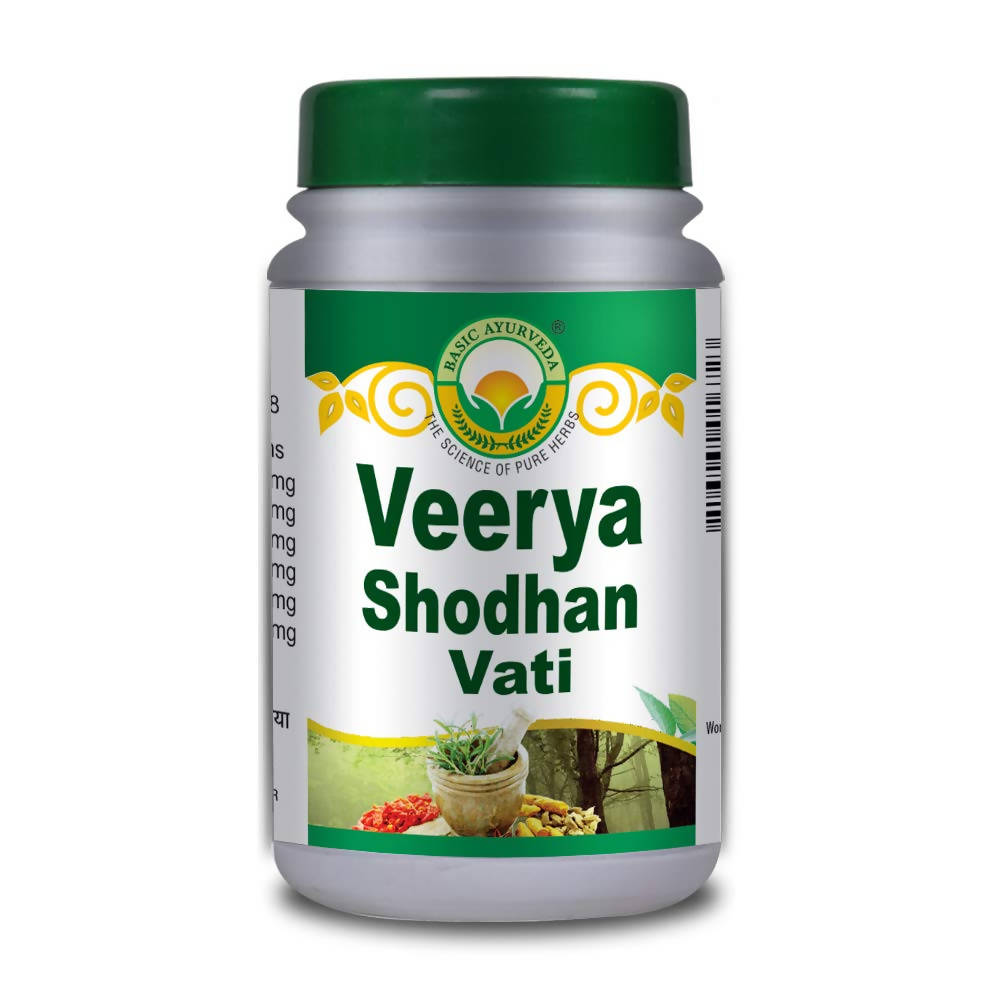 Basic Ayurveda Veerya Shodhan Vati | Grocsy