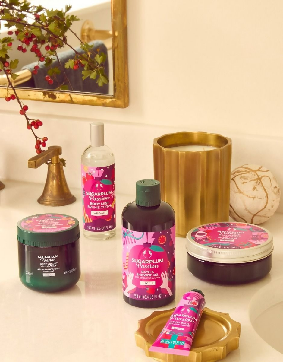 The Body Shop Sugarplum Passion Bath & Shower Gel | Grocsy
