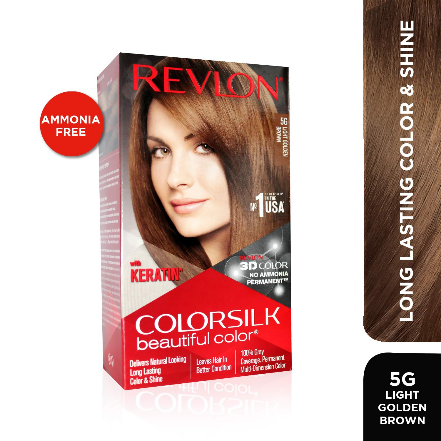 Revlon ColorSilk Beautiful Color - Light Golden Brown 5G | Grocsy