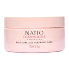 Natio Rosewater Hydration Moisture Gel Sleeping Mask | Grocsy