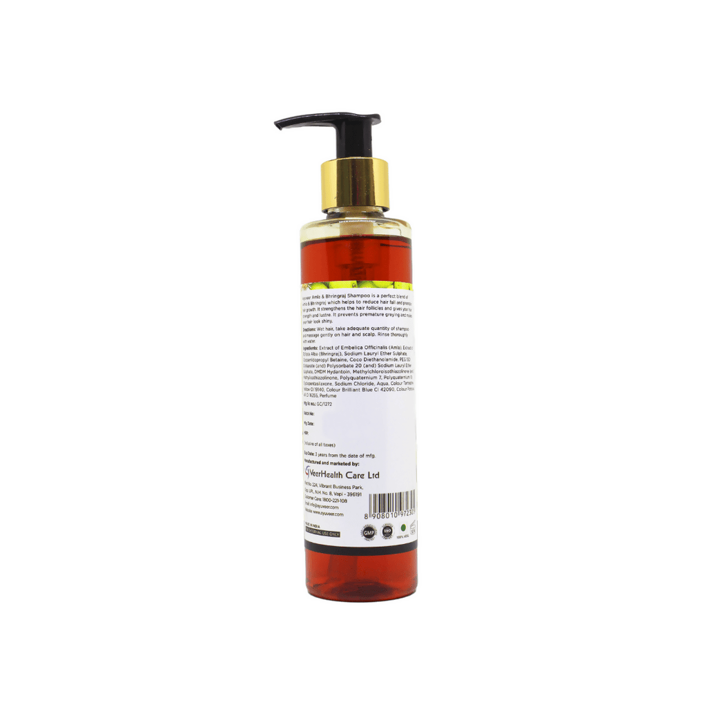 Ayuveer Amla & Bhringraj Shampoo | Grocsy