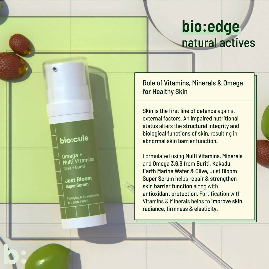 Biocule Just Bloom Super Fortifying Face Serum | Grocsy