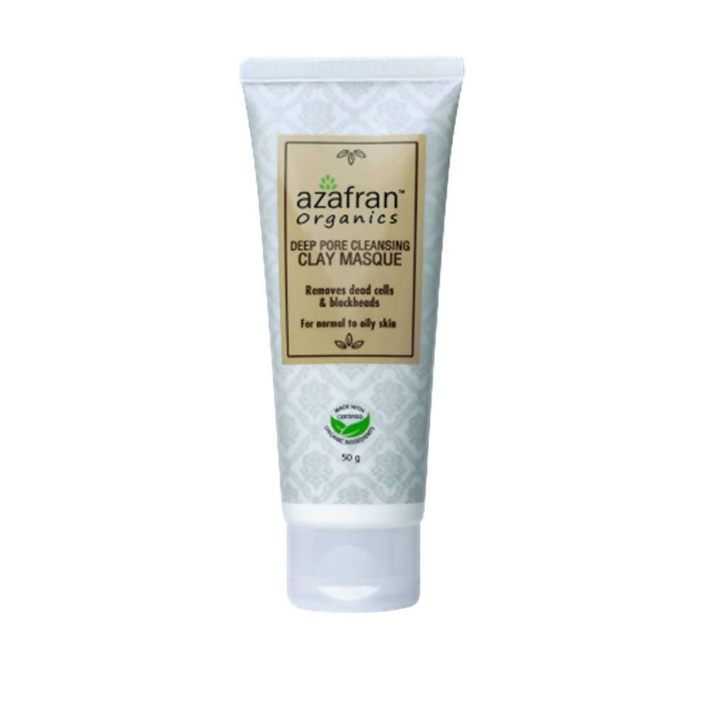 Azafran Organics Deep Pore Cleansing Clay Masque | Grocsy