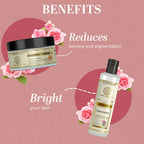 Khadi Natural Rose & Papaya Face Scrub + Rosewater Skin Toner | Grocsy