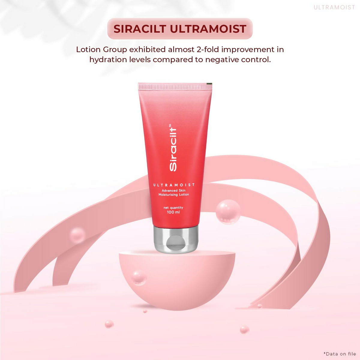 Siracilt-Ultramoist Lotion Advanced Skin Moisturiser With Pea And Niacinamide (Vitamin B3) | Grocsy