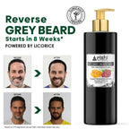 Rishi Natural Anti Grey Beard Wash Restore Natural Beard Color | Grocsy