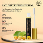 Ivory Natural Grey Eyebrow Serum - Rejuvenates, Nourishes, And Restores Natural Color Of Eyebrows | Grocsy