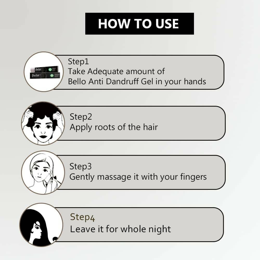 Bello Herbals Anti Dandruff Gel | Grocsy
