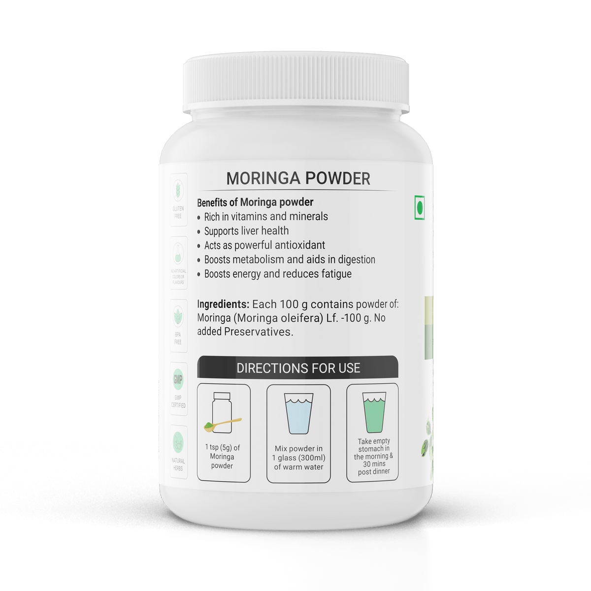 Krishna'S Herbal & Ayurveda Moringa Powder | Grocsy