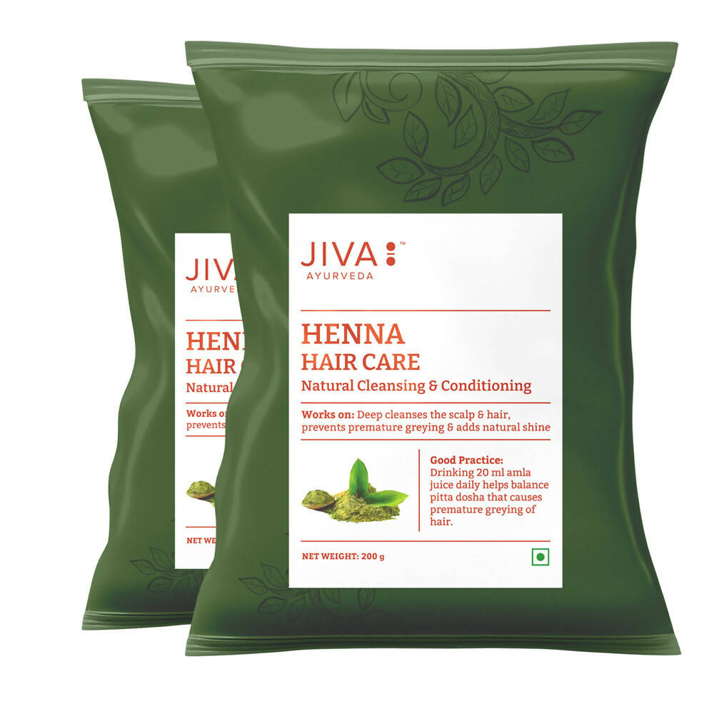 Jiva Ayurveda Henna Hair Care Powder | Grocsy