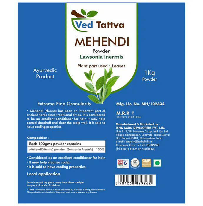Ved Tattva Mehendi Powder | Grocsy