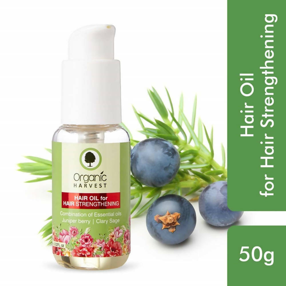 Organic Harvest Hair Oil for Hair Strengthening - Combination of Essential oils | Grocsy