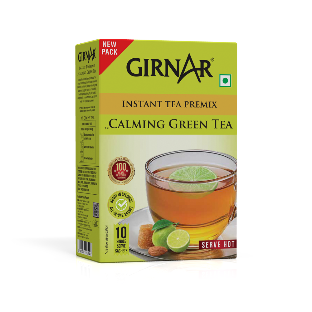 Girnar Instant Premix Calming Green Tea | Grocsy