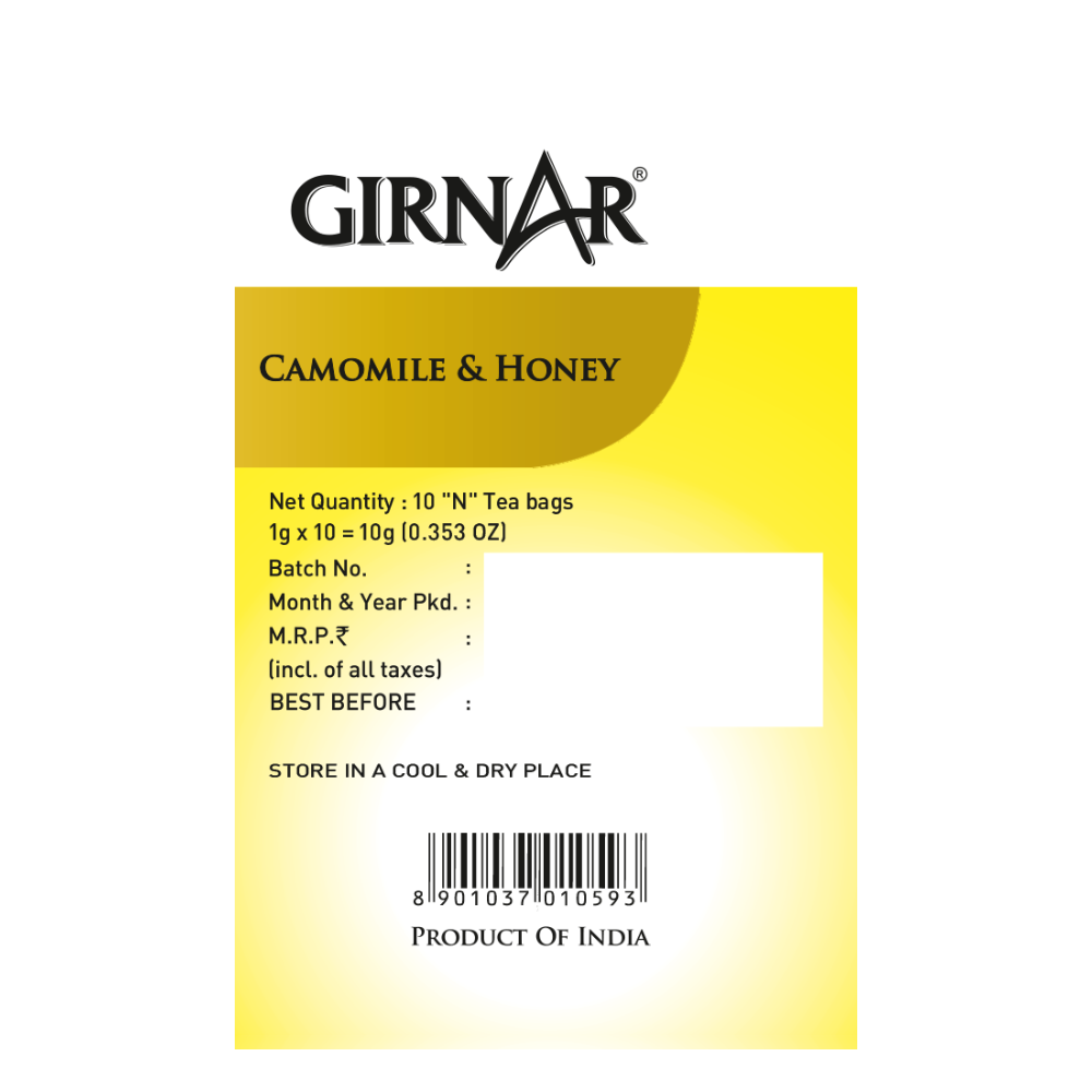 Girnar Camomile Infusion With Honey | Grocsy