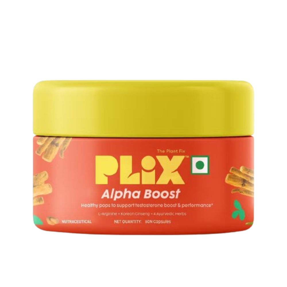 PLIX The Plant Fix Testosterone Booster Capsules for Men | Grocsy