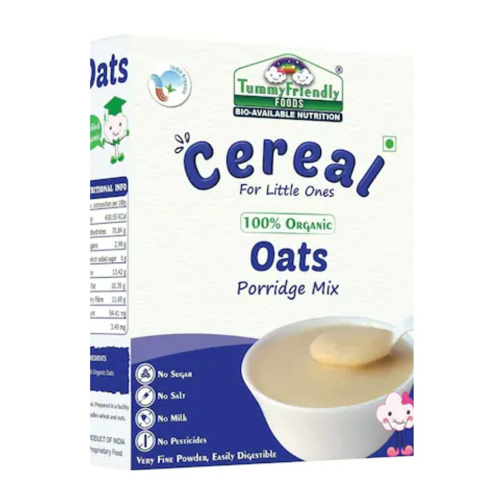 TummyFriendly Foods Certified Organic Oats Porridge Mix for 6 Months Old | Grocsy
