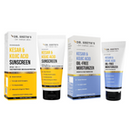 Dr. Sheth's Kesar & Kojic Acid Sunscreen & Oil-Free Moisturizer Combo - Hydrates & Fades Pigmentation | Grocsy
