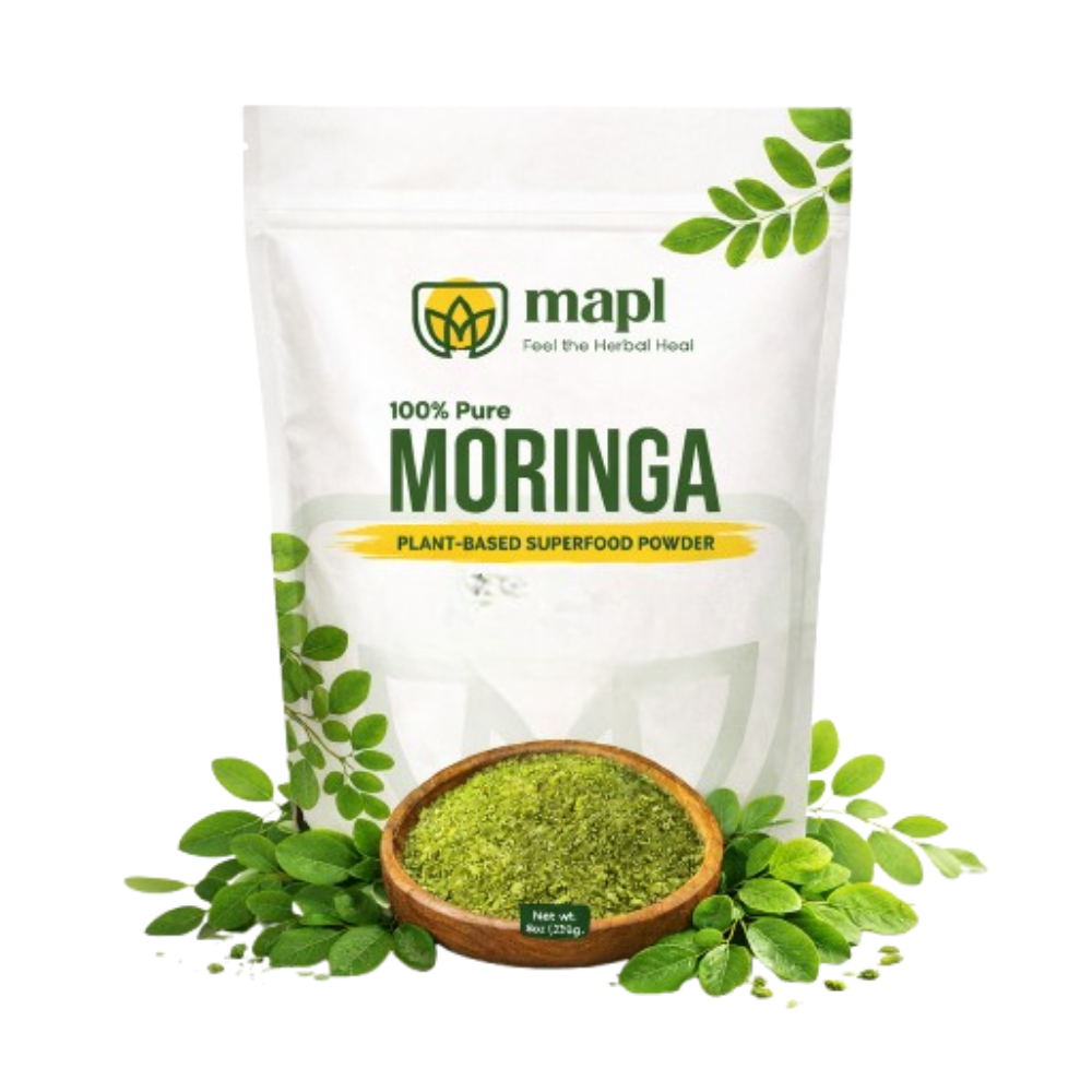MAPL Pure Moringa Leaf Powder | Grocsy