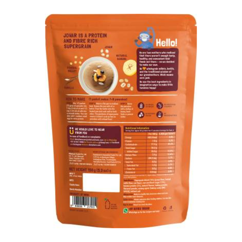 Slurrp Farm Chocolate Millet Pancake Mix | Grocsy