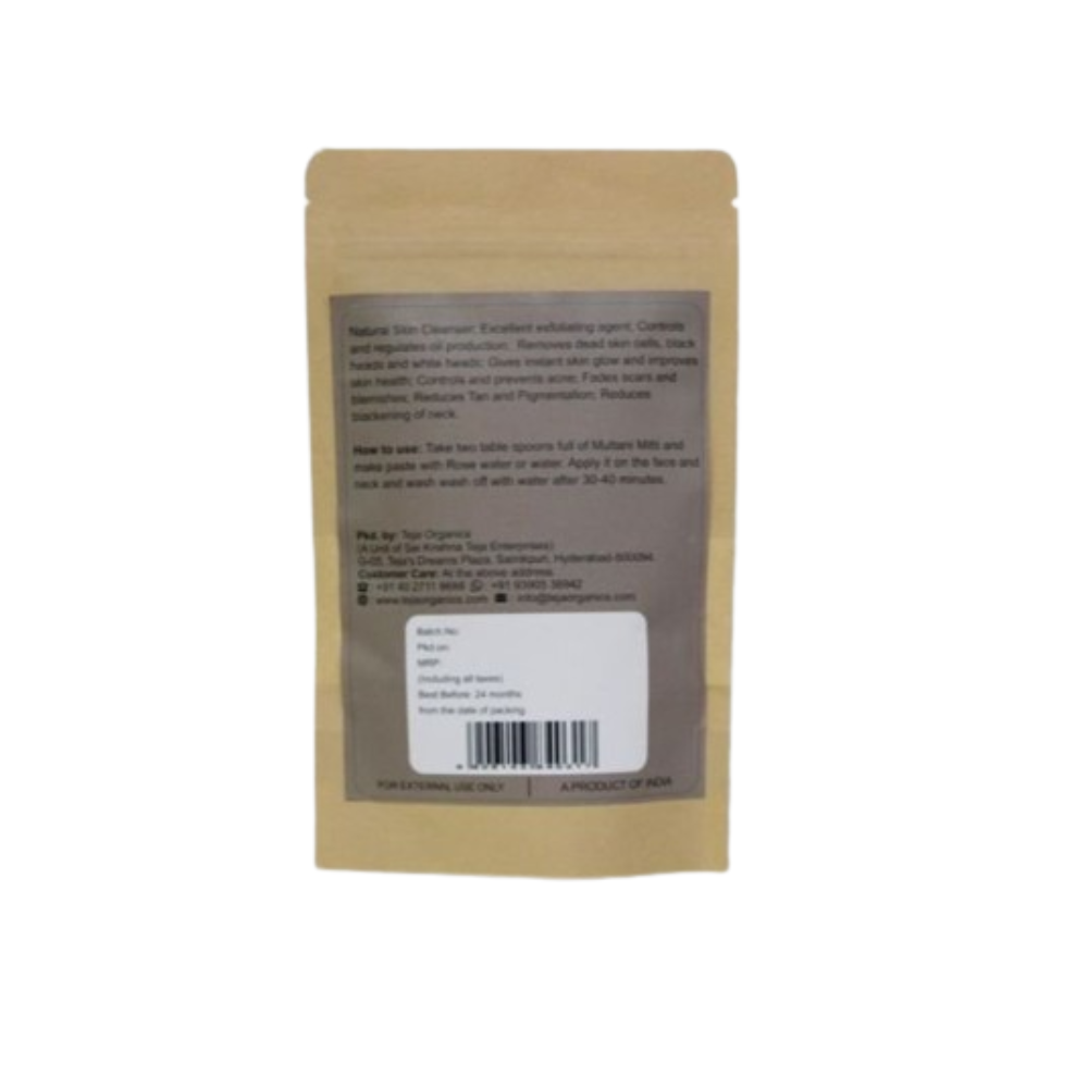 Teja Organics Multani Mitti Face Pack | Grocsy