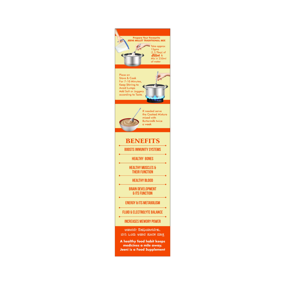 Jeeni Millet Health Mix For Junior | Grocsy