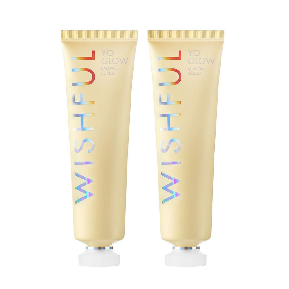 Wishful By Huda Beauty Yo Glow Enzyme Scrub - Korean Skincare | Grocsy