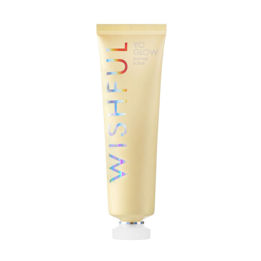Wishful By Huda Beauty Yo Glow Enzyme Scrub - Korean Skincare | Grocsy