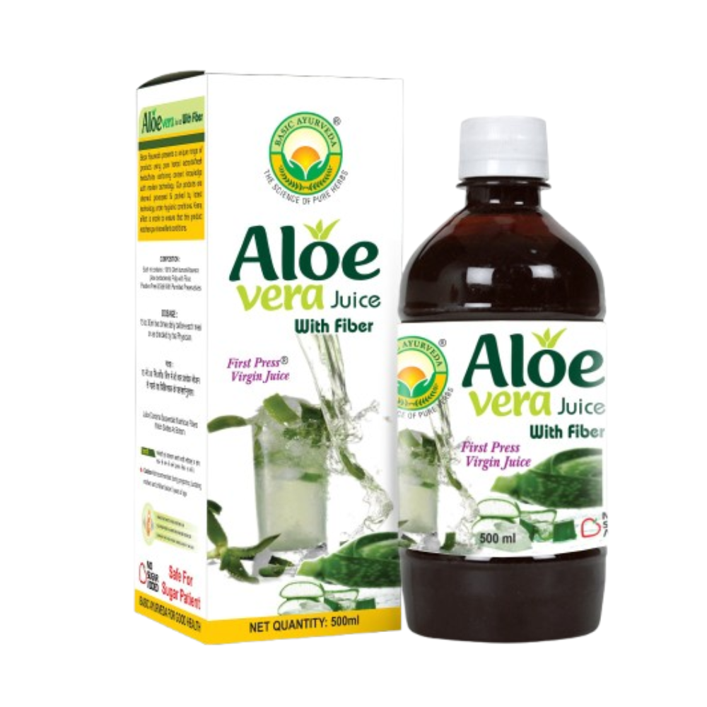 Basic Ayurveda Aloe Vera Juice (Sugar Free) | Grocsy
