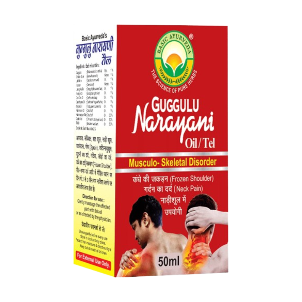 Basic Ayurveda Guggulu Narayani Oil | Grocsy
