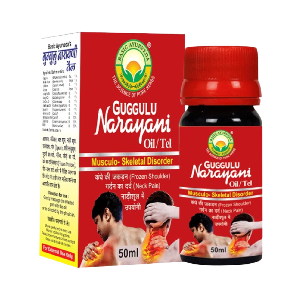 Basic Ayurveda Guggulu Narayani Oil | Grocsy