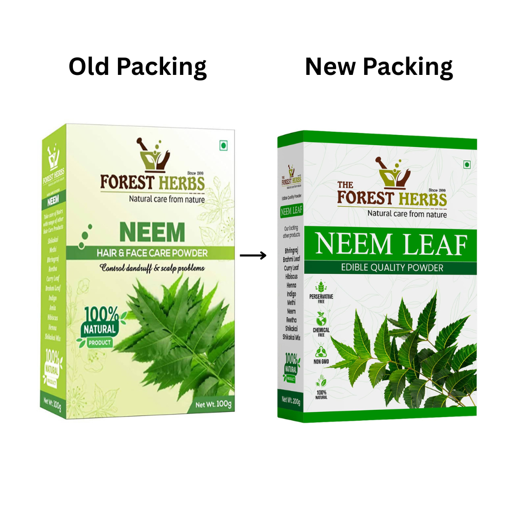 Forest Herbs Neem Hair & Face Care Powder | Grocsy