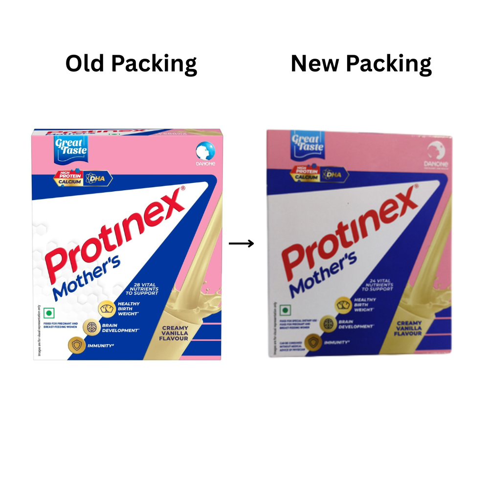 Protinex Mother's Nutritional Mix - Creamy Vanilla Flavour | With 28 Vital Nutrients to Support Healthy Birth Weight, Brain Development & Immunity | Grocsy