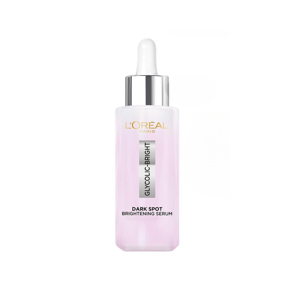 L'Oreal Paris Glycolic Bright 8% [Melasyl + Niacinamide] Face Serum For Brightening Dark Spots | Grocsy