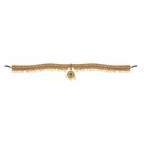 Elite trade Metal Copper Gold Green White Jewel Set