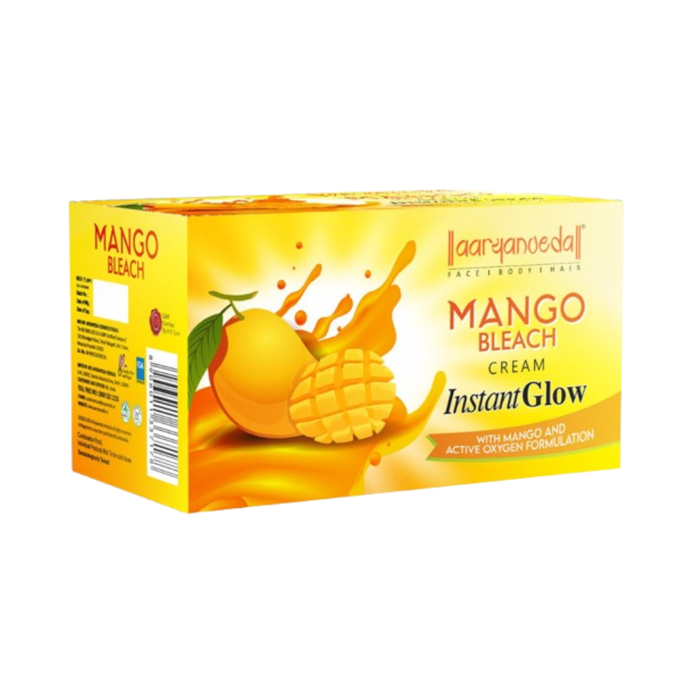 Aaryanveda Mango Bleach Cream | Grocsy