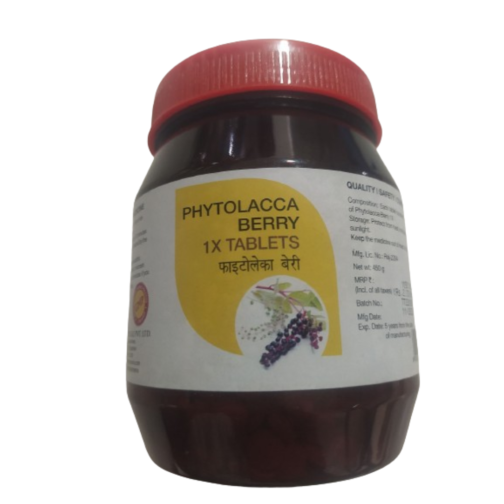 Bjain Homeopathy Phytolacca Berry Tablets | Grocsy